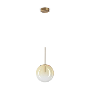 Pendul Ideal Lux Equinoxe SP1, chihlimbar, degradé, Ø20 cm, 345352