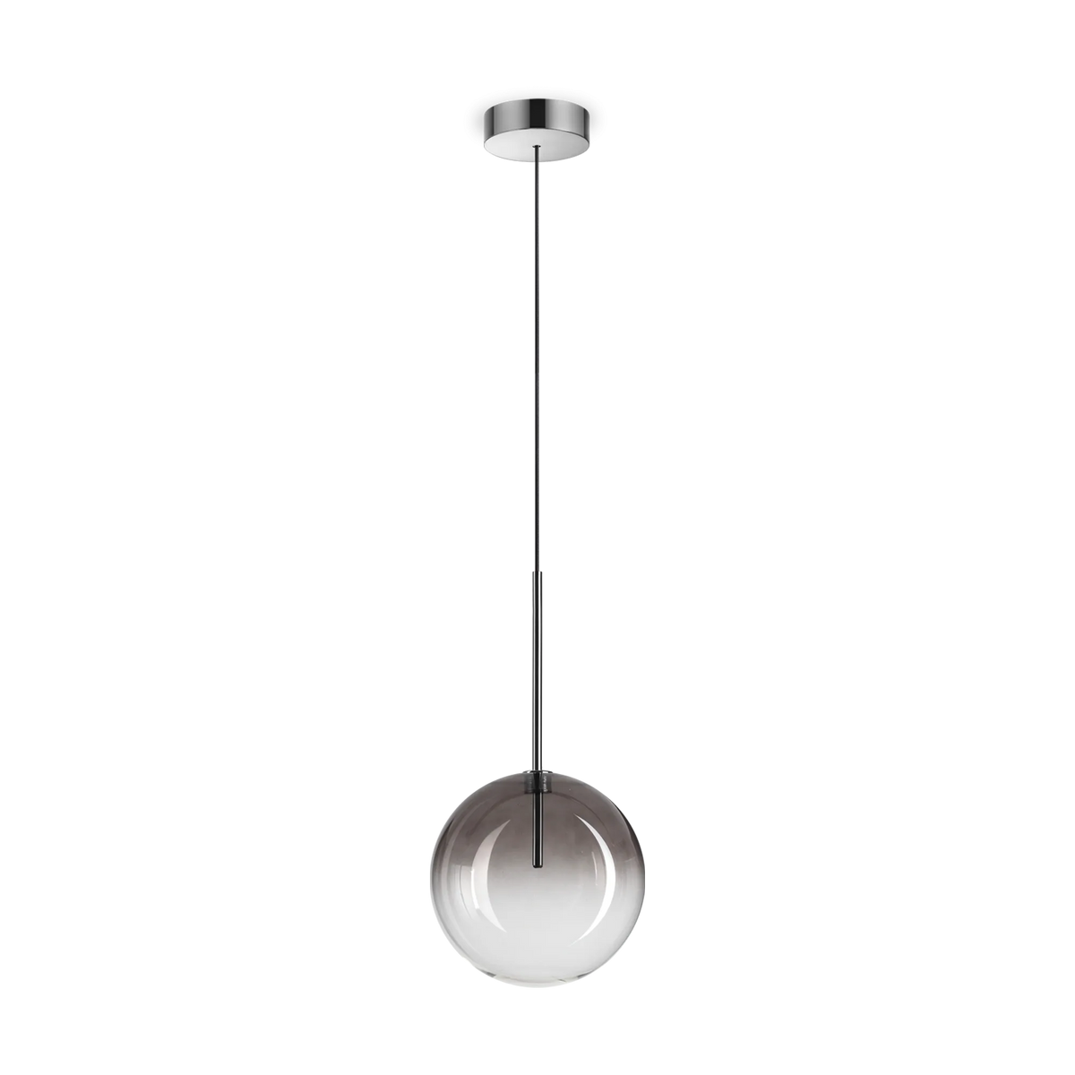 Pendul Ideal Lux Equinoxe SP1, fumuriu, degradé, Ø20 cm, 345369