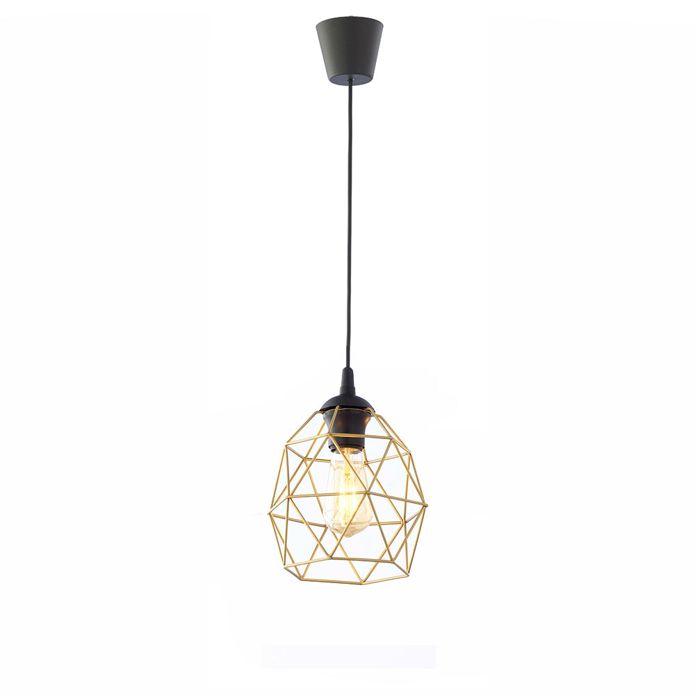 Pendul TK Lighting Galaxy 1 Mică, negru, auriu, 3456