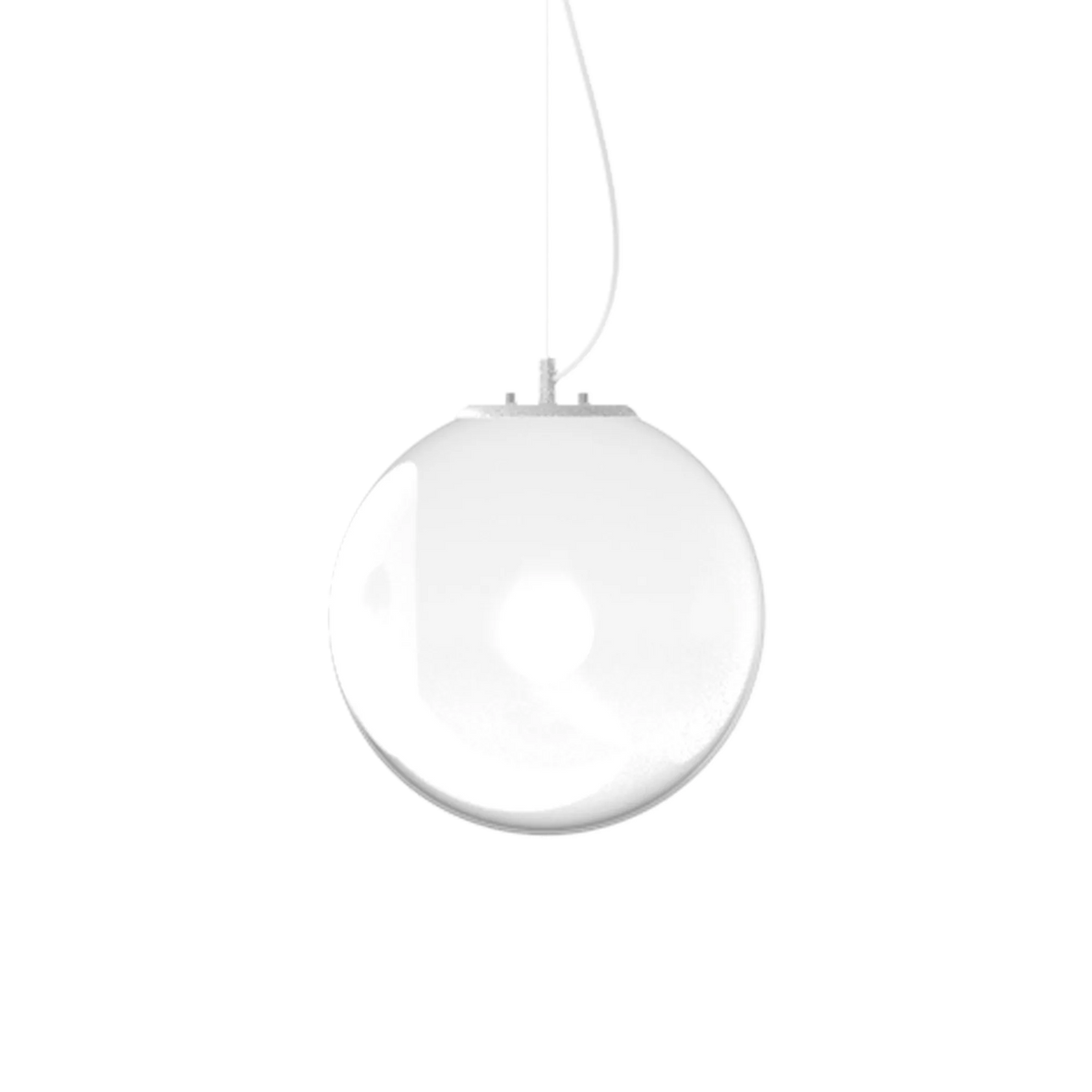 Pendul Ideal Lux Mapa Clear SP1 Opal, Ø30 cm, 346601