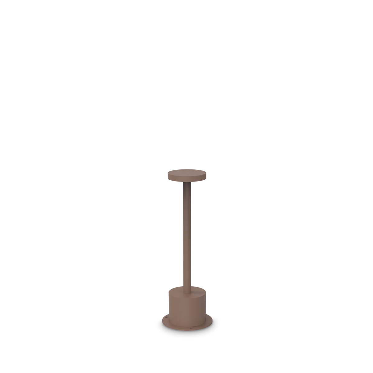 Lampă de exterior Ideal Lux Toffee, cafea, Ø8 cm, H25 cm, 347752