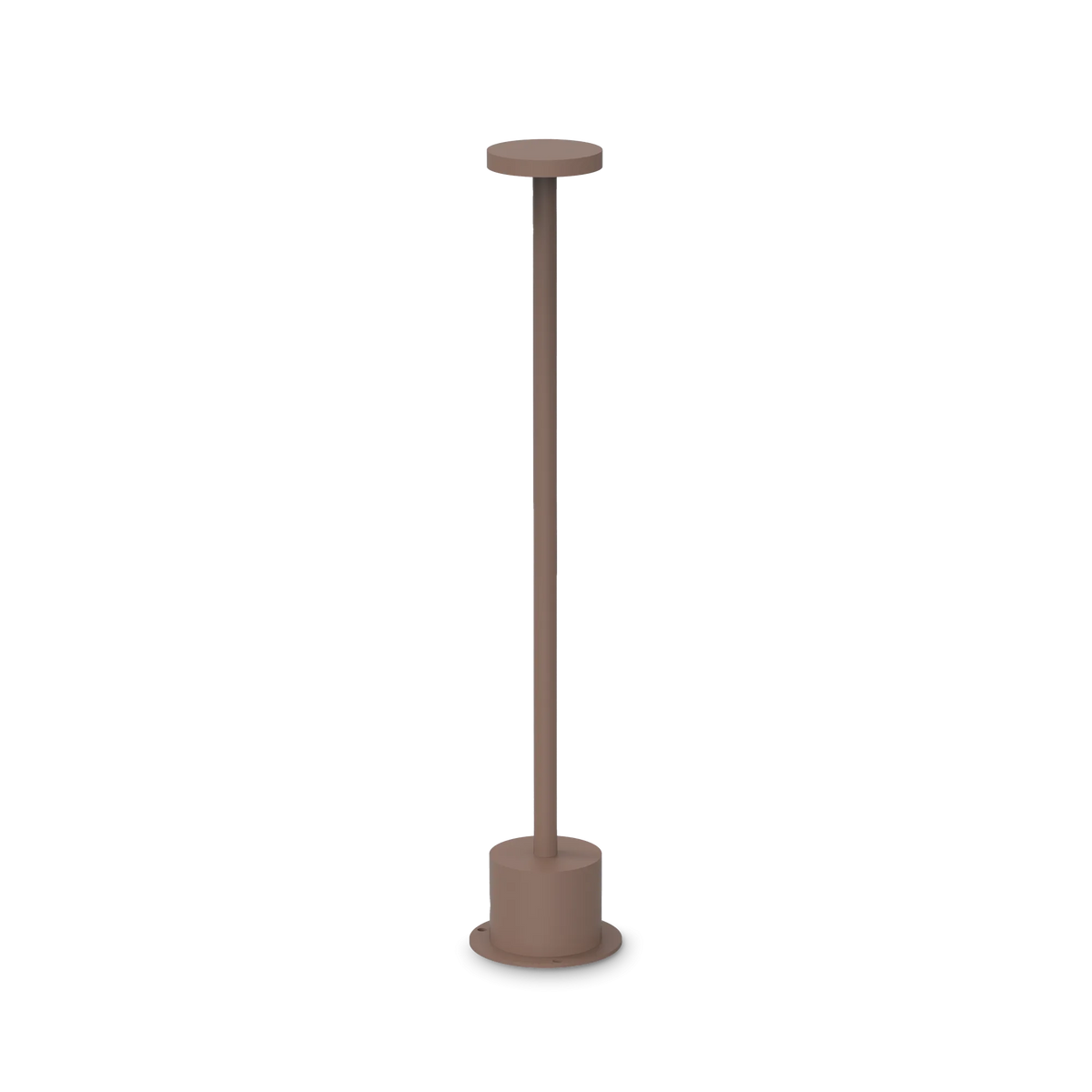 Lampă de exterior Ideal Lux Toffee, cafea, Ø8 cm, H50 cm, 347783