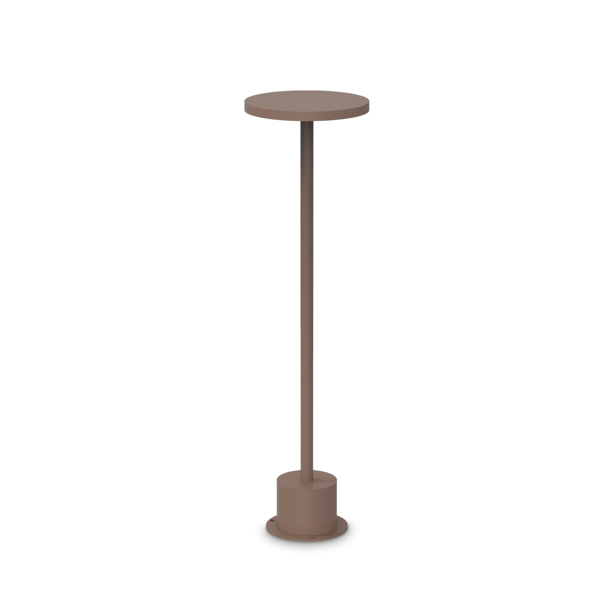 Lampă de exterior Ideal Lux Toffee, cafea, Ø16 cm, H50 cm, 347844