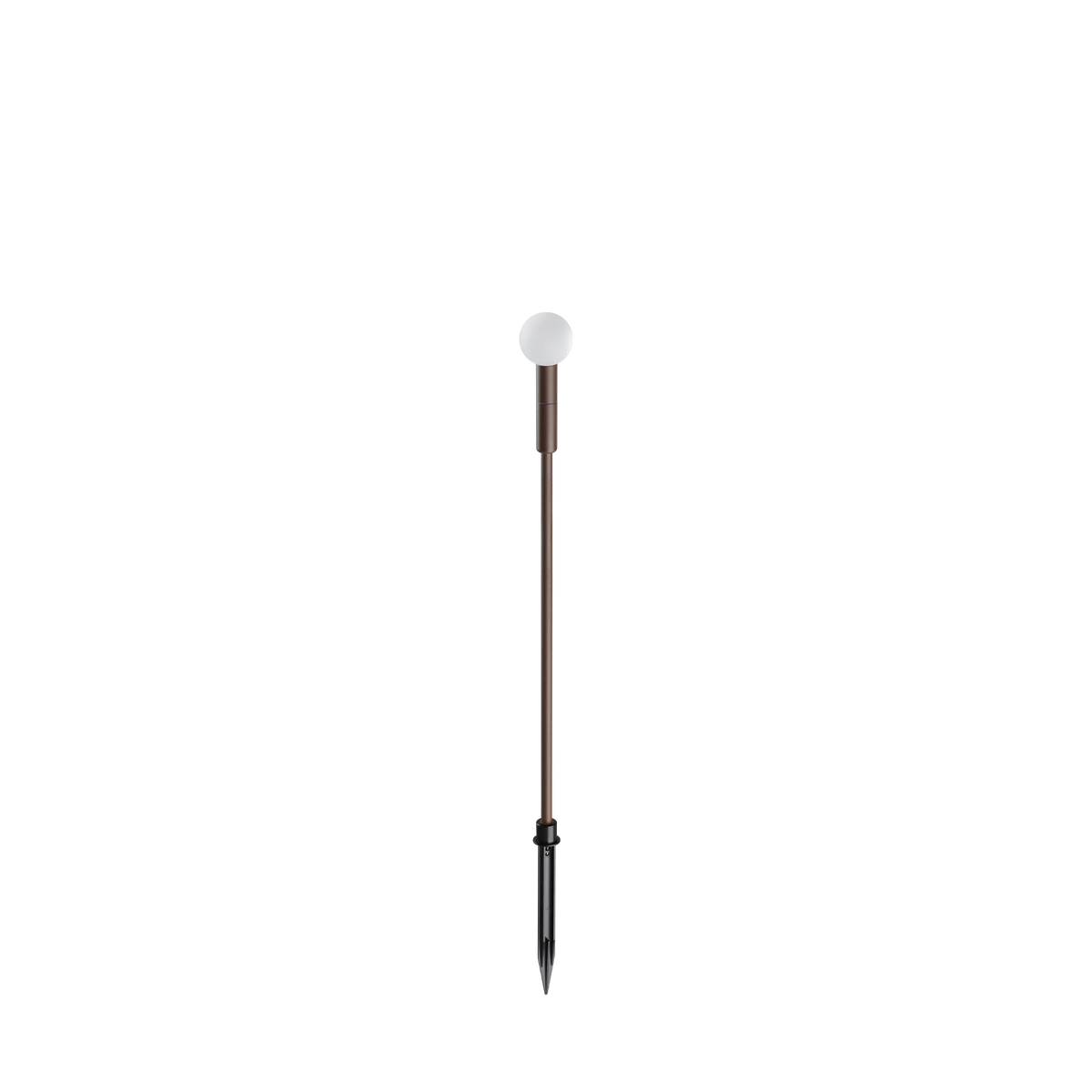 Stâlp de iluminat exterior Ideal Lux Twiggy Sphere, cafea, H65 cm, 347899