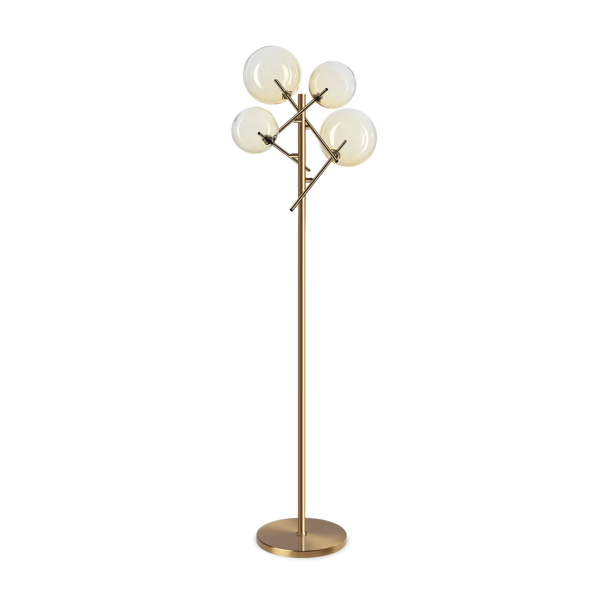 Lampadar Ideal Lux Equinoxe PT04, chihlimbar, degradé, 348285