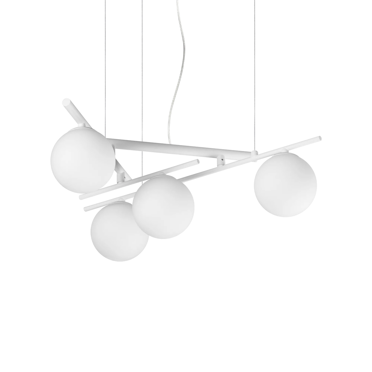 Lustră Ideal Lux Atlas SP4, alb, 352046