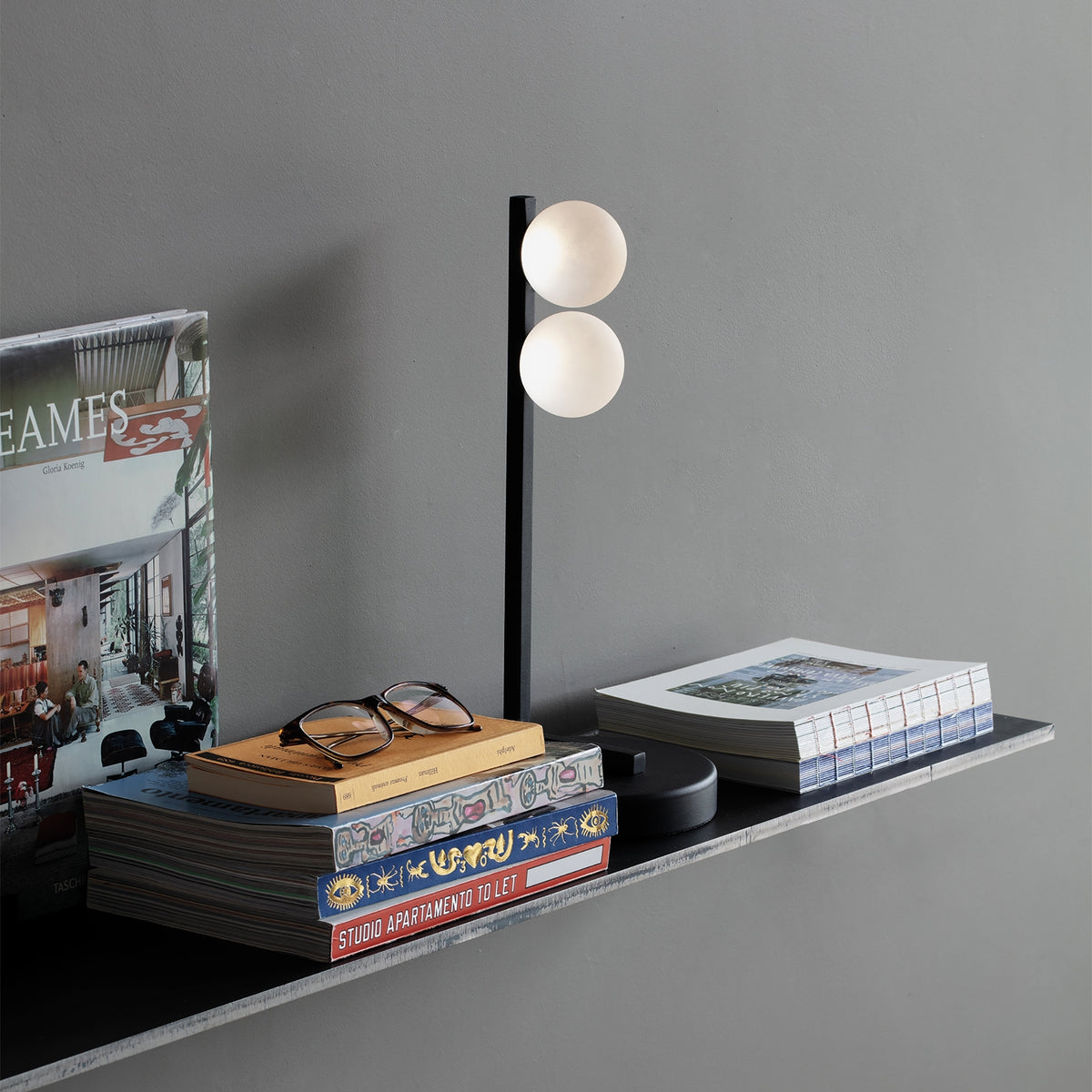 Veioză Ideal Lux Binomio TL1, negru, 353302