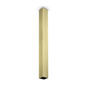 Plafonieră Ideal Lux Look PL01 Square D6.0, alamă, H75 cm, 353852