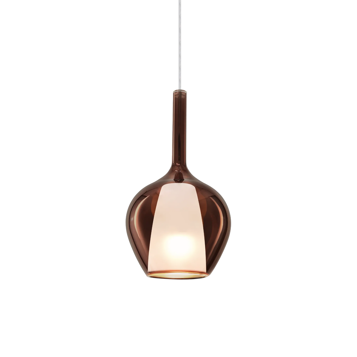 Pendul Ideal Lux Kalique-1 SP1, cupru, Ø18 cm, 359915