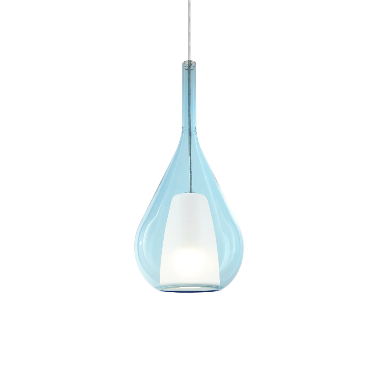 Pendul Ideal Lux Kalique-3 SP1, bleu, Ø18 cm, 360089