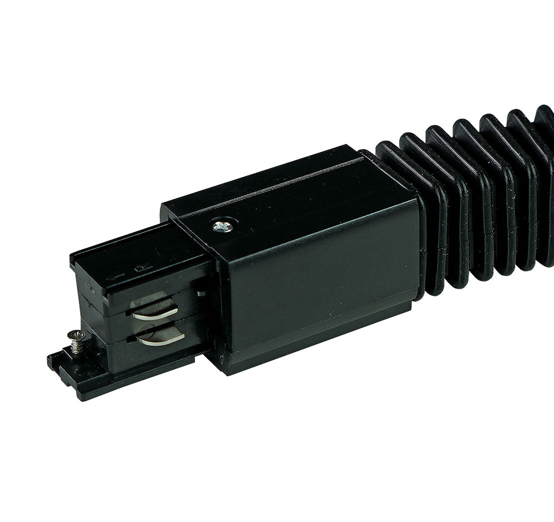 Conector pentru șină TK Lighting Tracer Trifazat Flexibil, negru, 3605