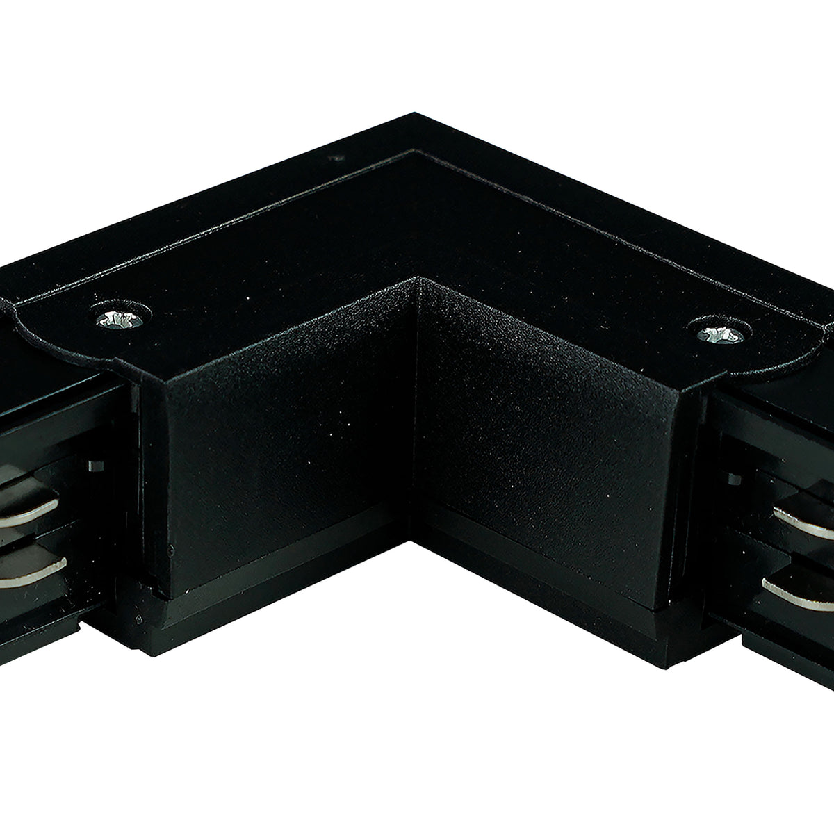 Conector pentru șină TK Lighting Tracer Trifazat în Unghi Left, negru, 3607
