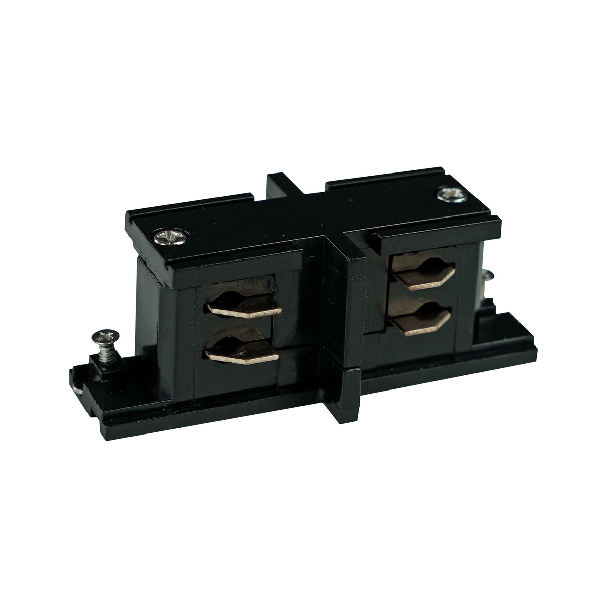 Conector pentru șină TK Lighting Tracer Trifazat Drept, negru, 3609
