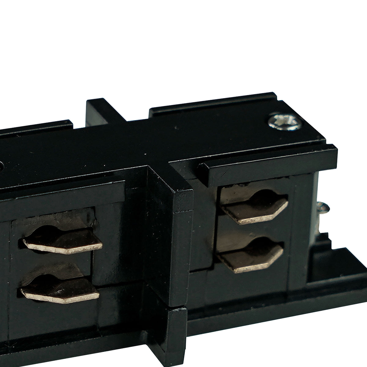 Conector pentru șină TK Lighting Tracer Trifazat Drept, negru, 3609