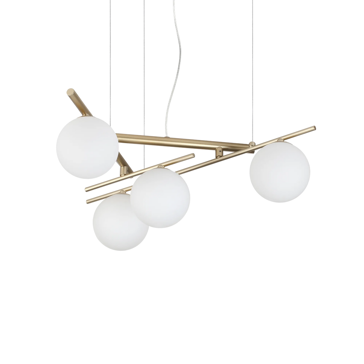 Lustră Ideal Lux Atlas SP4, auriu, 365107