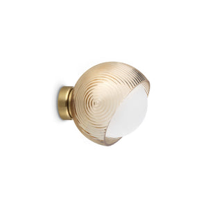 Aplică Ideal Lux Bloom AP1, alamă, Ø17 cm, 366555