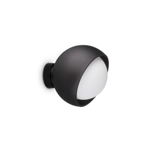 Aplică Ideal Lux Bloom AP1, negru, Ø17 cm, 366562
