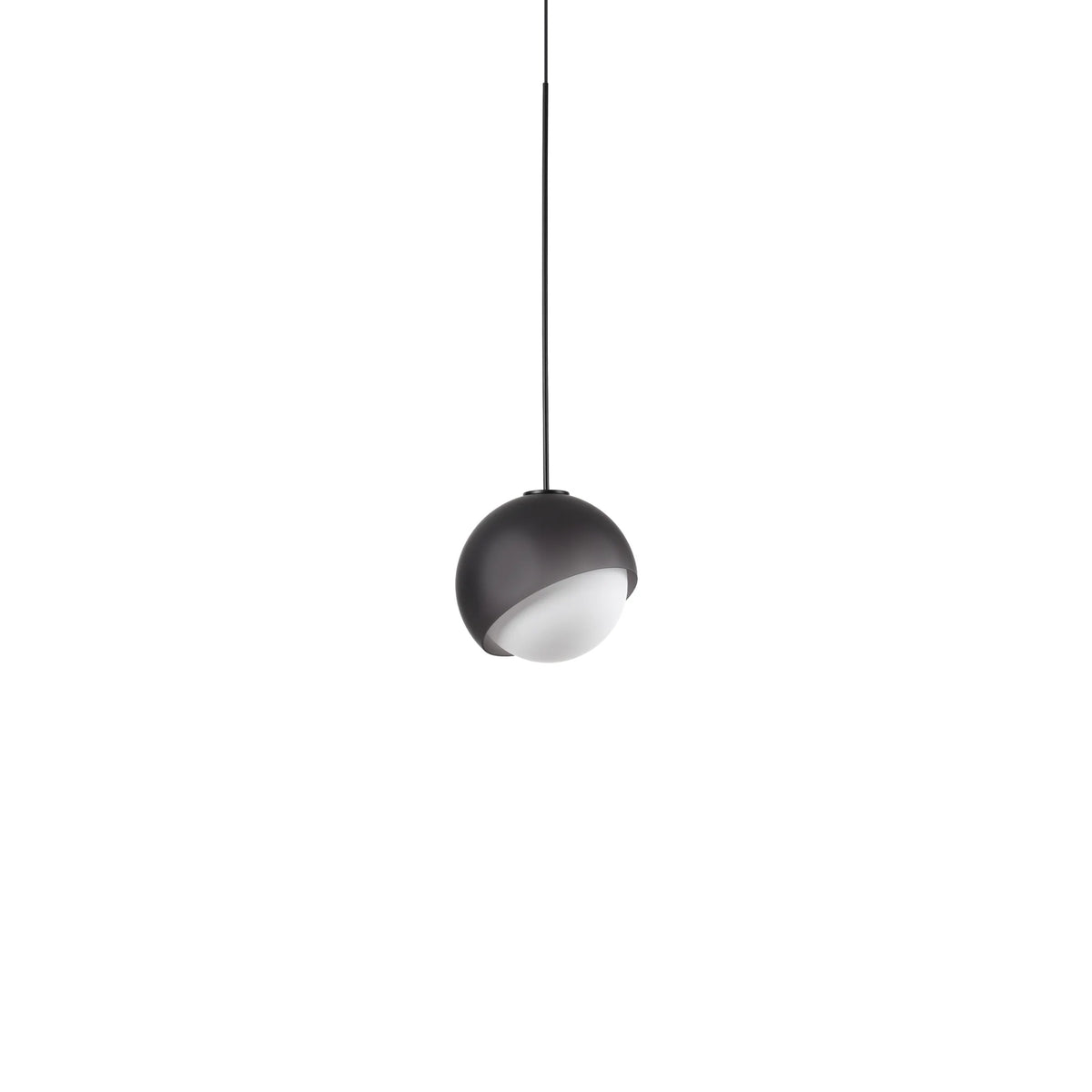 Pendul Ideal Lux Bloom SP1, negru, Ø12 cm, 366630
