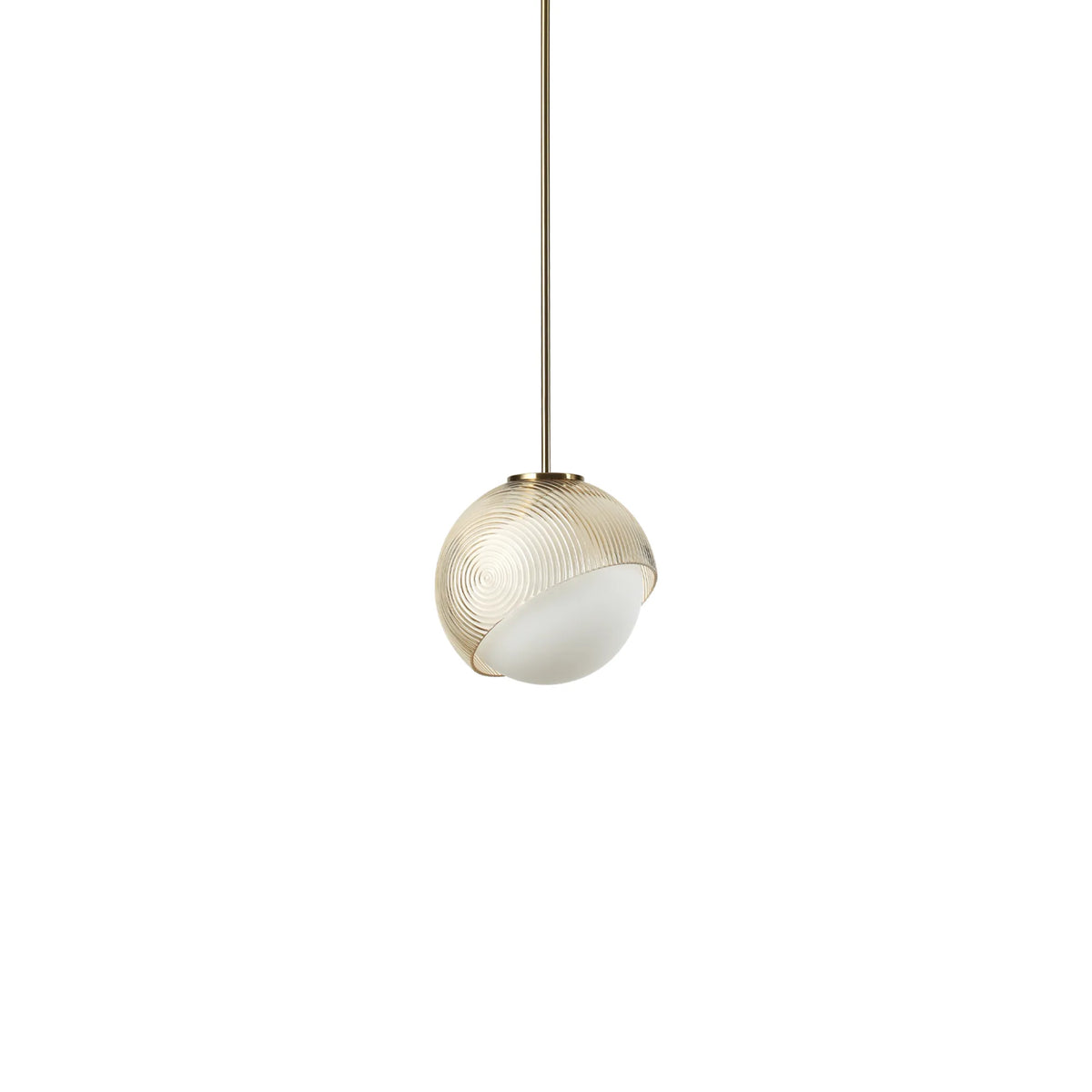 Pendul Ideal Lux Bloom SP1, alamă, Ø17 cm, 366647