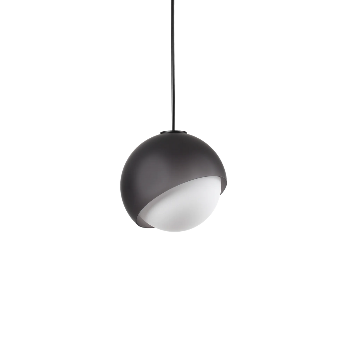 Pendul Ideal Lux Bloom SP1, negru, Ø22 cm, 366678