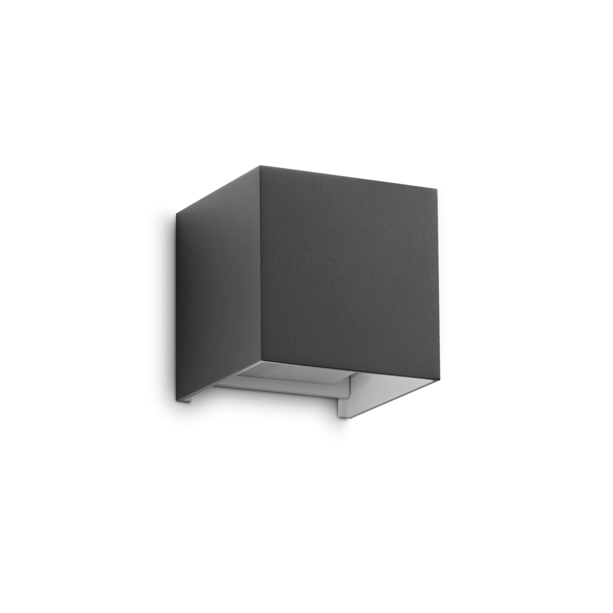Aplică de exterior Ideal Lux Atom 4000K, antracit, Ø10 cm, 366791