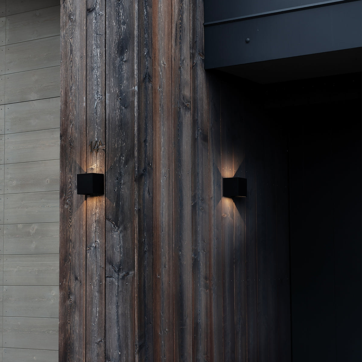 Aplică de exterior Ideal Lux Atom 4000K, alb, Ø10 cm, 366807