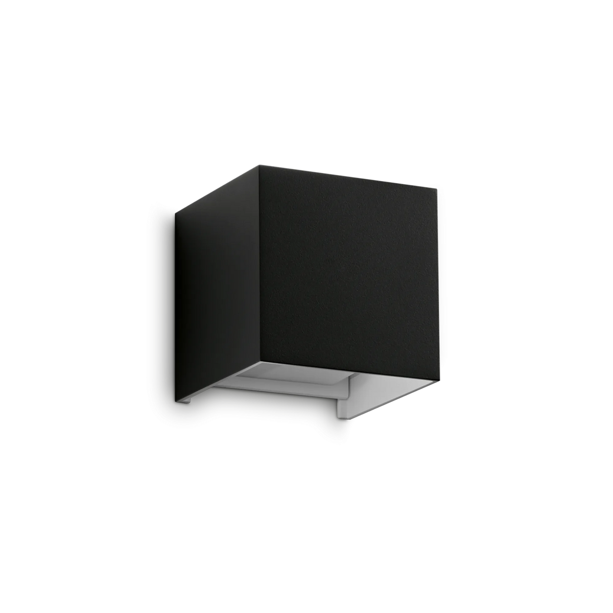 Aplică de exterior Ideal Lux Atom 4000K, negru, Ø10 cm, 366845