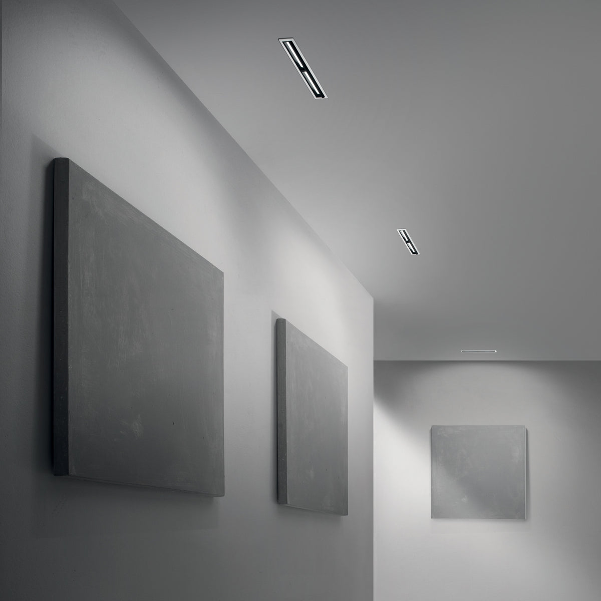 Spot încastrat Ideal Lux Lika Trim Wallwasher 21W 3000K, alb, 367330