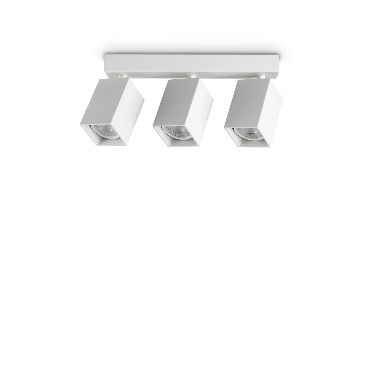 Plafonieră Ideal Lux Dynamite PL3 Linear Square, alb, 367415