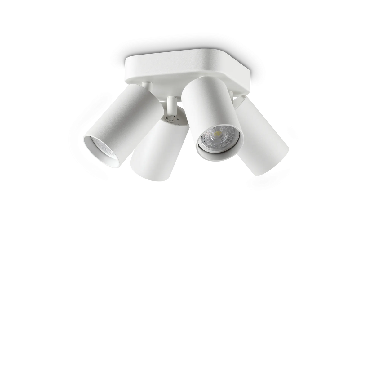 Plafonieră Ideal Lux Dynamite PL4 Round, alb, 367439