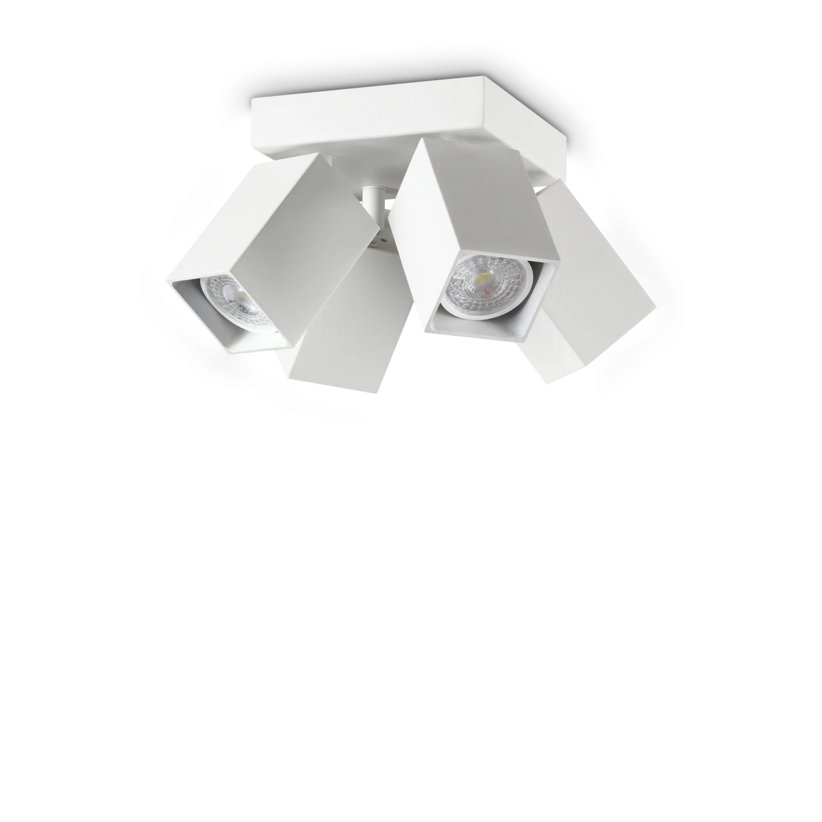 Plafonieră Ideal Lux Dynamite PL4 Square, alb, 367446