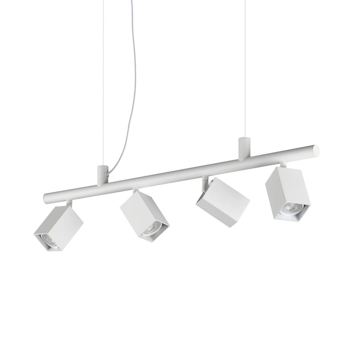 Lustră Ideal Lux Dynamite SP4 Square, alb, 367453