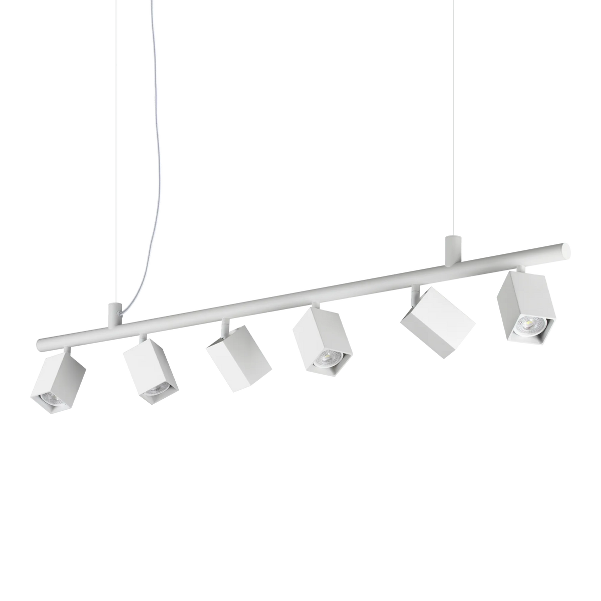 Lustră Ideal Lux Dynamite SP6 Square, alb, 367460