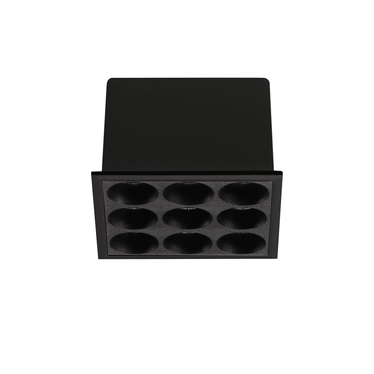 Spot încastrat Ideal Lux Lika Slim Square 10W 3000K, negru, 369518