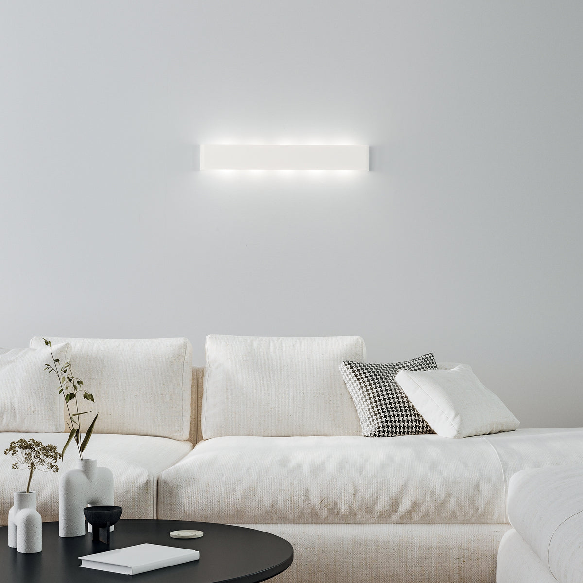 Aplică Ideal Lux Delta AP4, negru, Ø41 cm, 369679