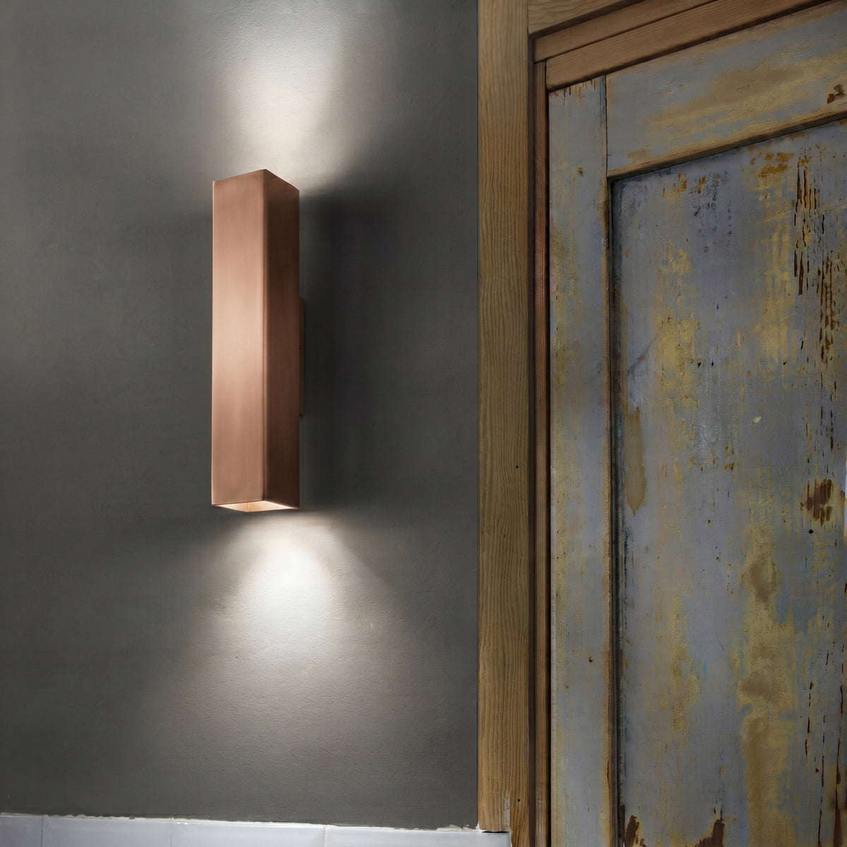 Aplică Ideal Lux Look AP02 Square D6.0, cupru, H15 cm, 370354