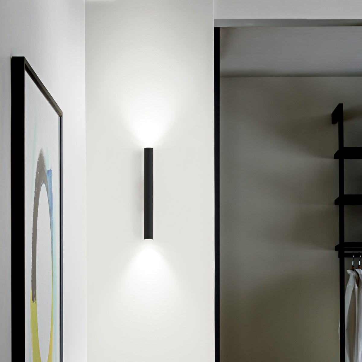 Aplică Ideal Lux Look LED AP02 Round D3.0 ON-OFF 3000K, alamă, H30 cm, 353340