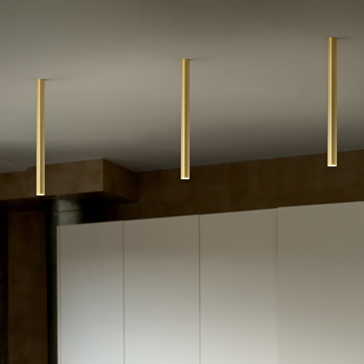 Plafonieră Ideal Lux Look LED PL01 Round D3.0 ON-OFF 3000K, negru, H20 cm, 353319