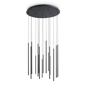 Lustră Ideal Lux Look LED SP16 Round Drop D1.6 ON-OFF Ne 3000K, 371146
