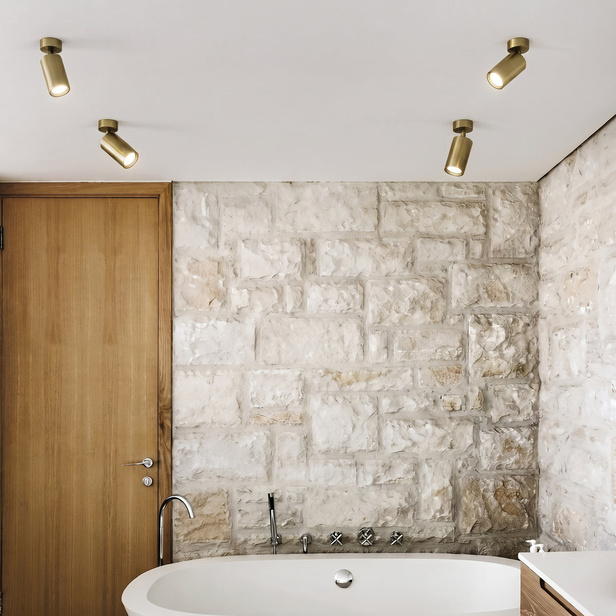 Aplică Ideal Lux Dynamite AP1 Square, alamă, 371214