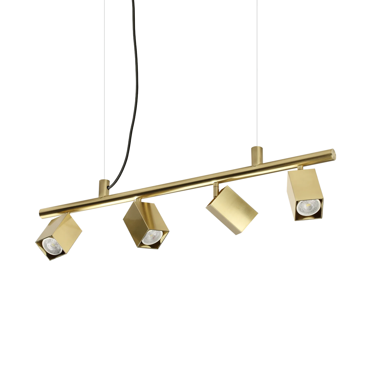 Lustră Ideal Lux Dynamite SP4 Square, alamă, 371399