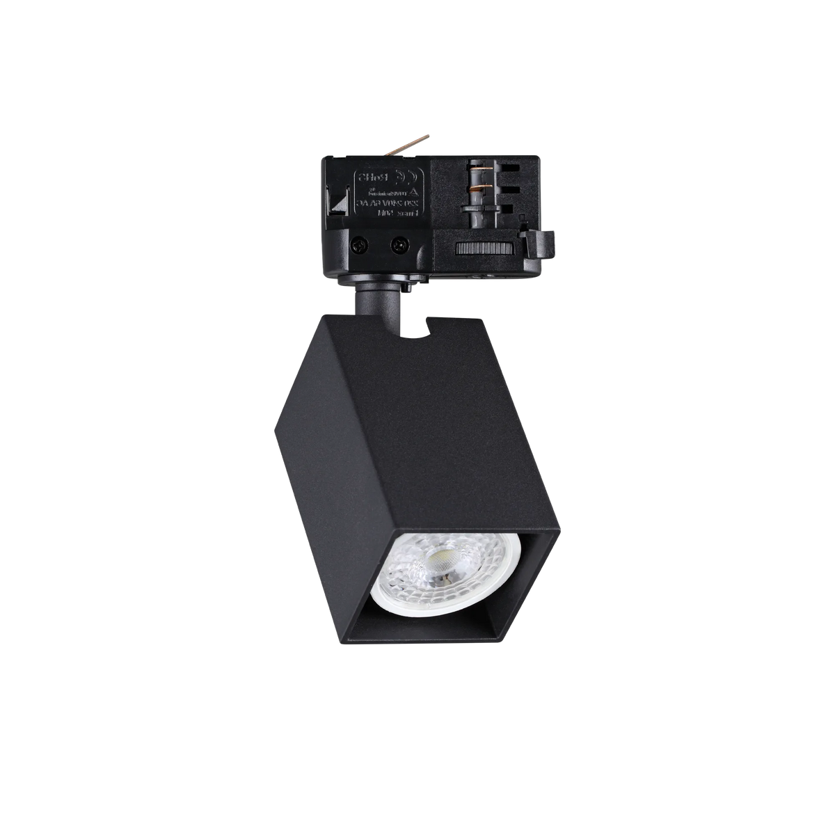 Spot pe șină Ideal Lux Dynamite 3-PHASE Square, negru, 371528