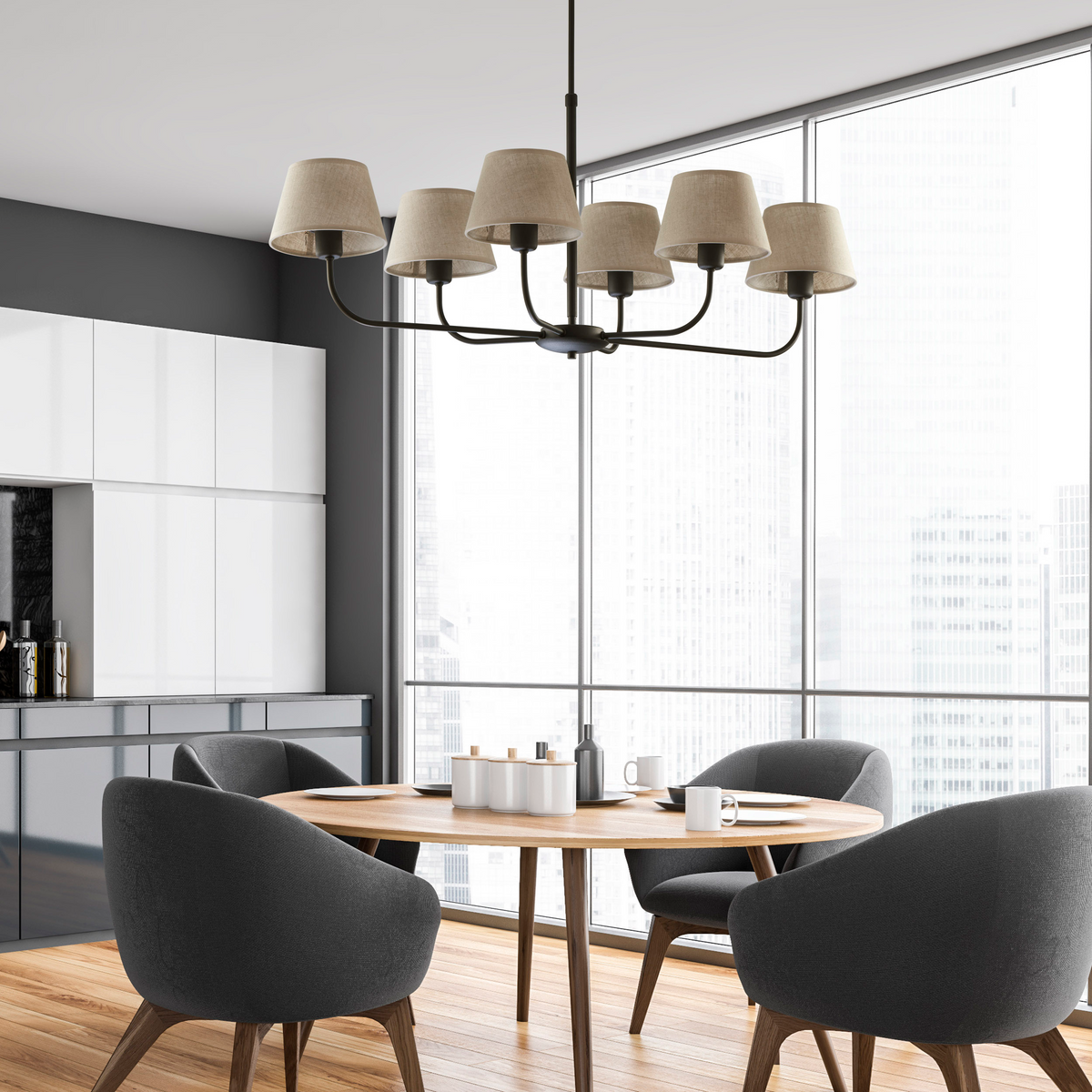 Candelabru TK Lighting Chicago, 6 brațe, 3999