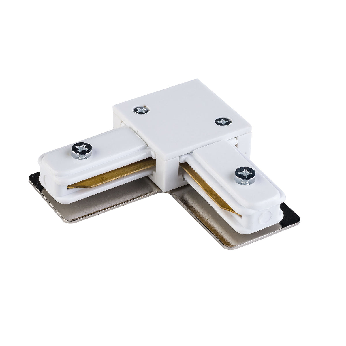 Conector pentru șină TK Lighting Tracer în Unghi, alb, 4069