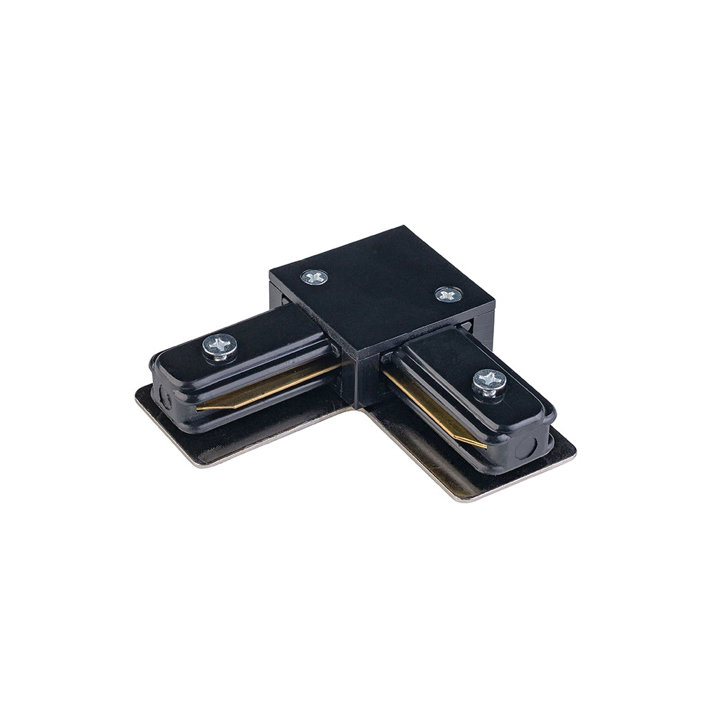 Conector pentru șină TK Lighting Tracer în Unghi, negru, 4070
