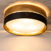 Plafoniera Hilton Black/Gold 4180