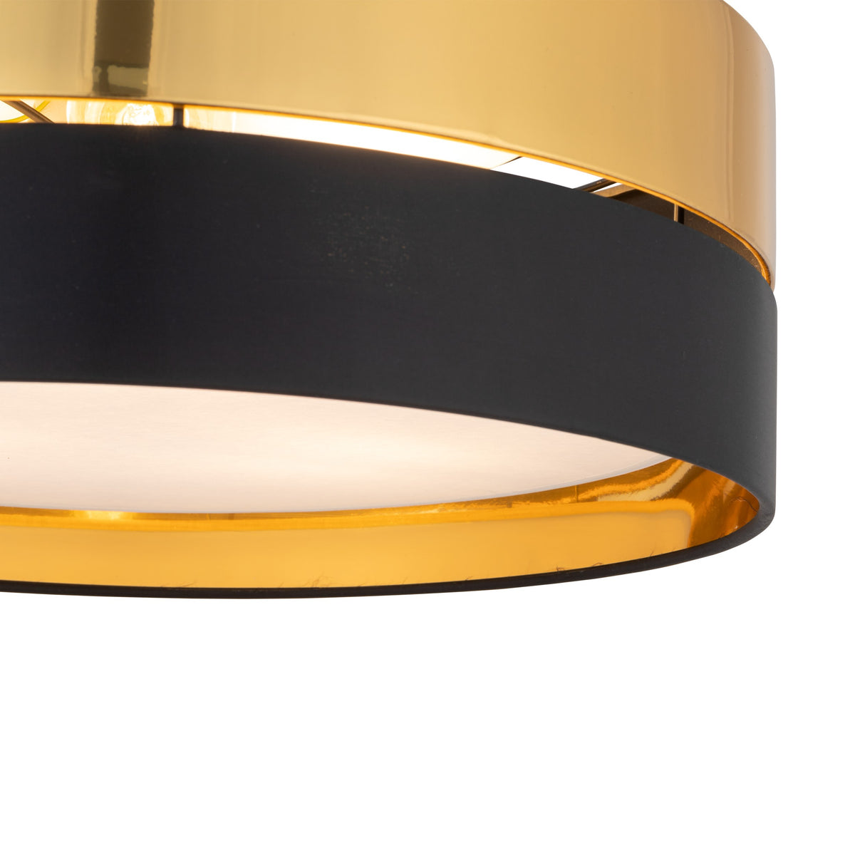 Plafoniera Hilton Black/Gold 4180