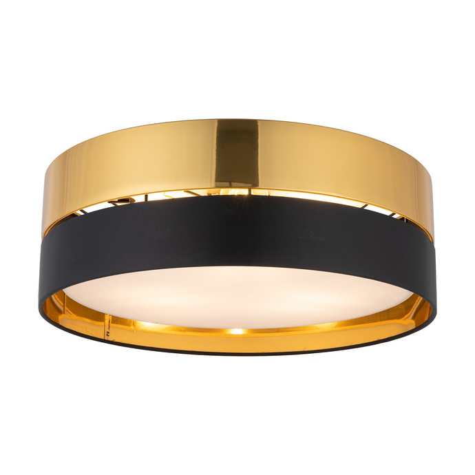 Plafoniera Hilton Black/Gold 4180