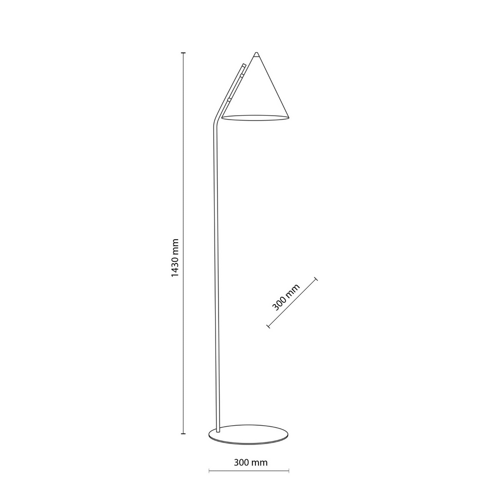 Lampa Cono Black 1 16010