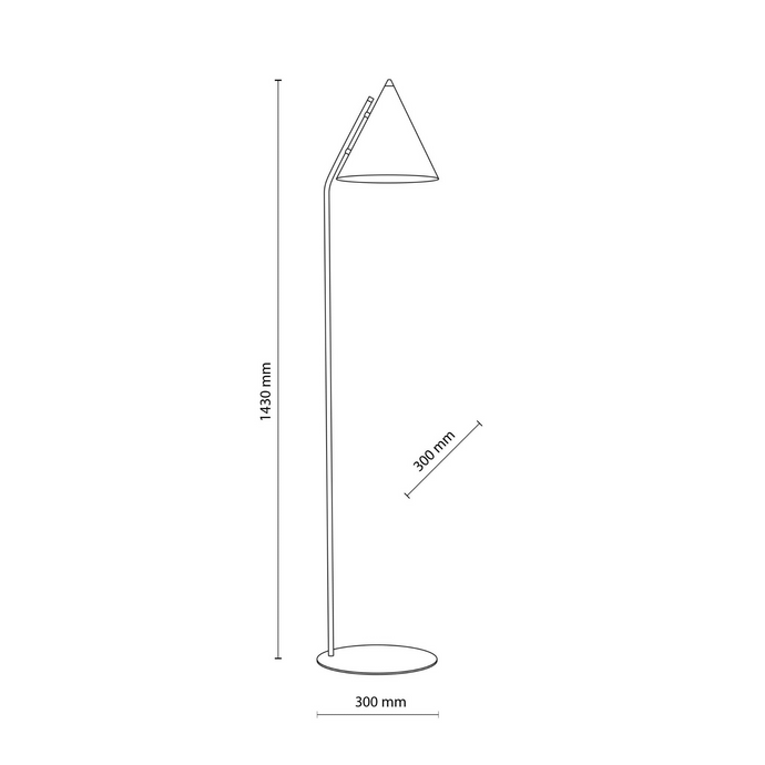 Lampa Cono Black 1 16010